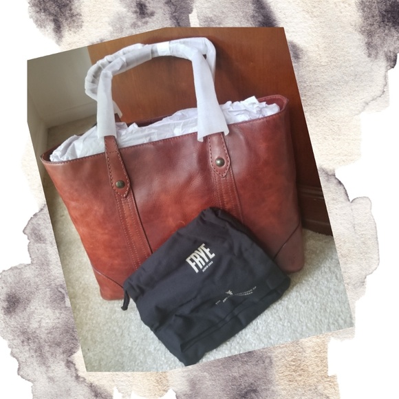 frye melissa shopper tote leather handbag